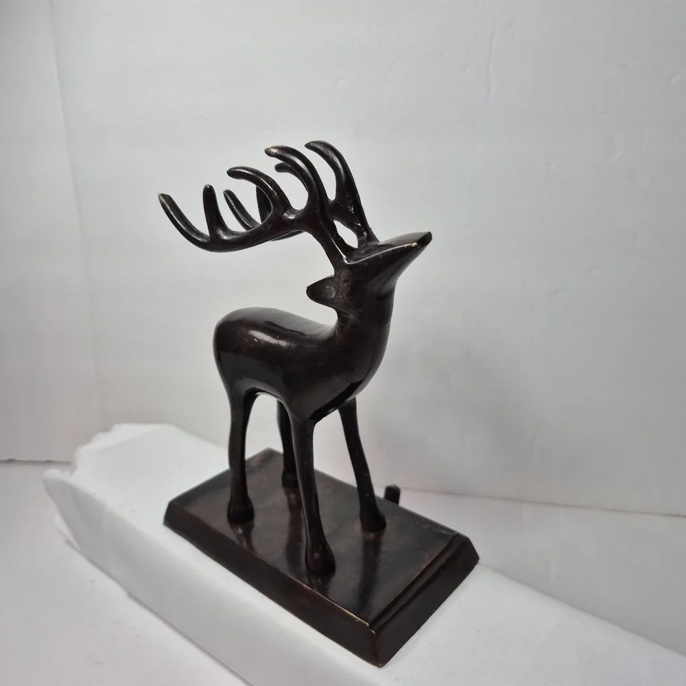 Heavy Cast Metal Buck Deer Stag 7